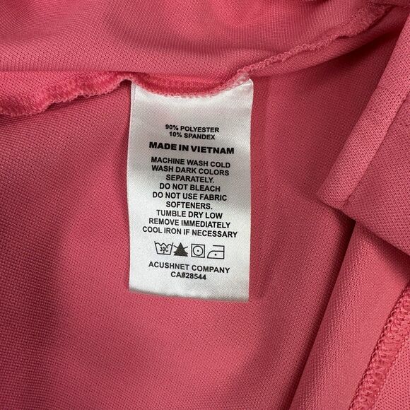 FootJoy FJ Men's Embroidered PGA Of America Performance Golf Polo Shirt Pink L - Picture 5 of 10